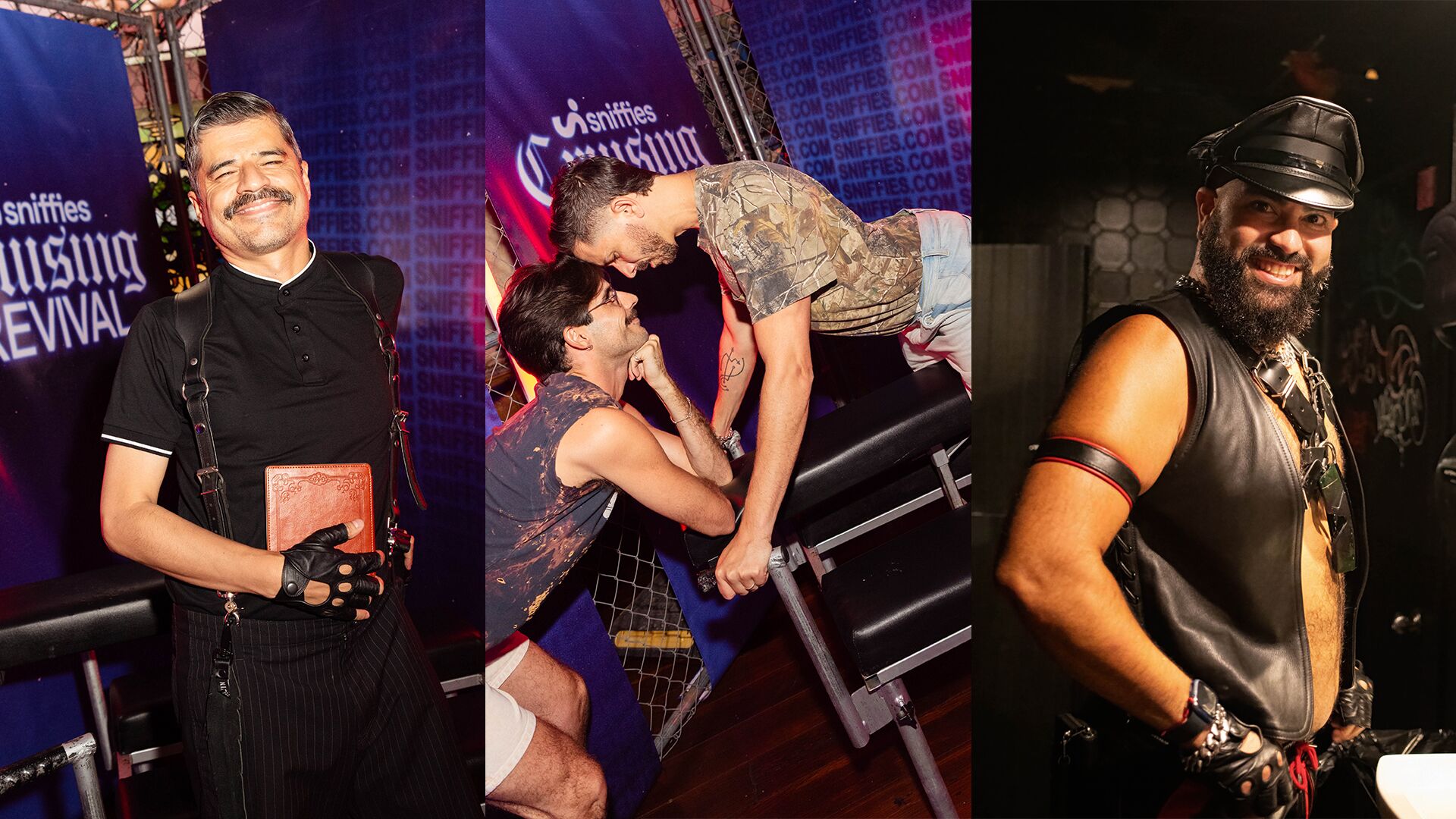 Sniffies kicked off Southern Decadence with Cruising Revival, blending historic photography, spoken word, and nightlife inside Hotel Peter & Paul.