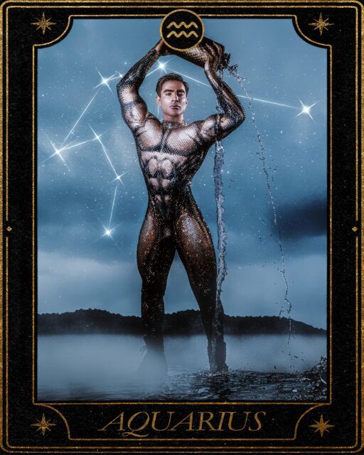 Le Queer Zodiac transforme l'astrologie en portraits queer intimes, fusionnant mythologie, mode et sensualité grâce à une collaboration LGBTQ+. Photo : Thomas Mundell