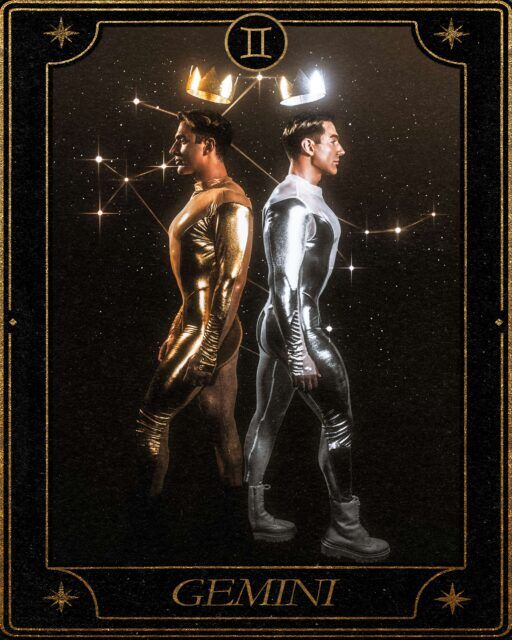 Le Queer Zodiac transforme l'astrologie en portraits queer intimes, fusionnant mythologie, mode et sensualité grâce à une collaboration LGBTQ+. Photo : Thomas Mundell