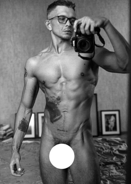 Photographer Dmytro Komisarenko talks about self-portraits, the intimacy of black and white, and the line between erotic images and art.