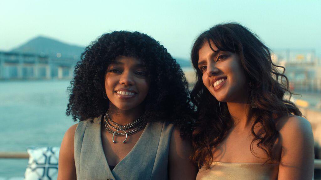 XO, Kitty. (Left to Right) Regan Arya as Julianna Porter and Sasha Bassin as Pura Vina in XO Episode 301, Kitty. Cr. Provided by Netflix © 2026
