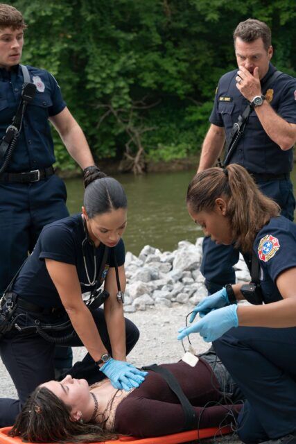 Juani Feliz talks about her role as Roxie Alba on ABC's 9-1-1: Nashville, gay representation on TV, and controversial emergencies that can spark conversations.