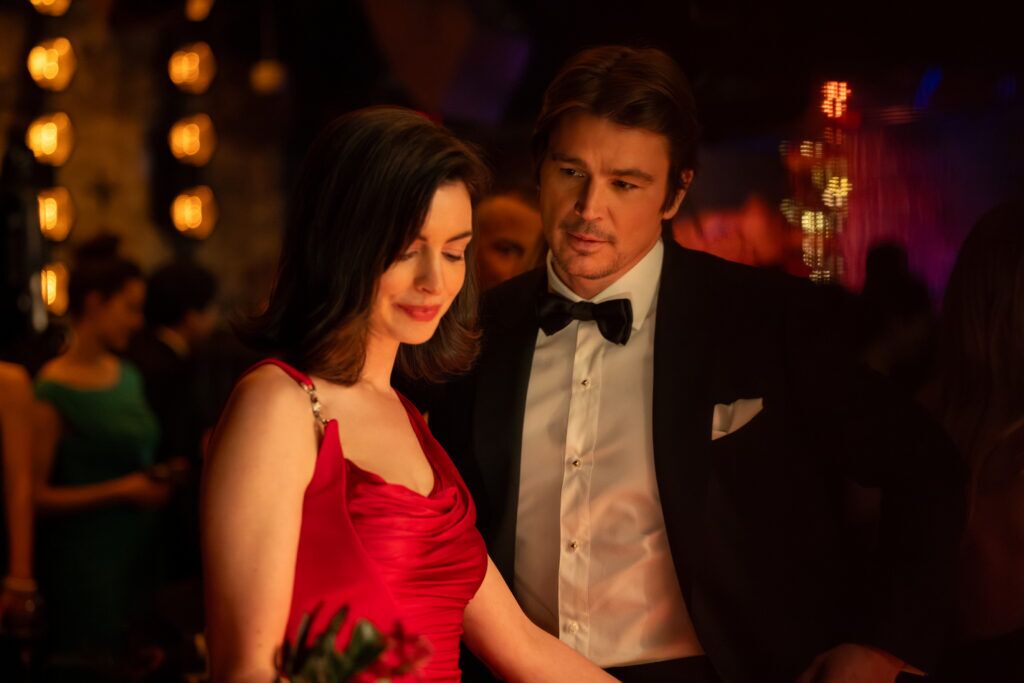 Anne Hathaway stars as Verity Crawford and Josh Hartnett stars as Jeremy Crawford in Michael Showalter's VERITY from Amazon MGM Studios.