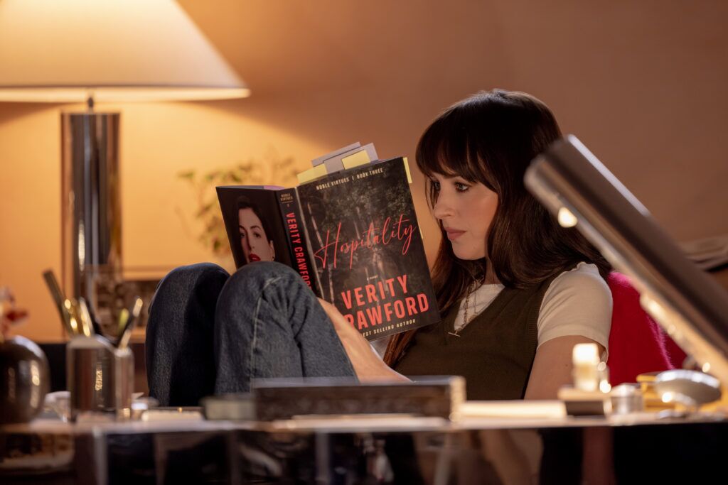 Dakota Johnson stars as Lowen Ashleigh in director Michael Showalter's VERITY, from Amazon MGM Studios.