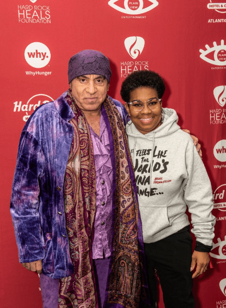 Steven Van Zandt et Jenique Jones au docu-concert du 50e anniversaire de WhyHunger -