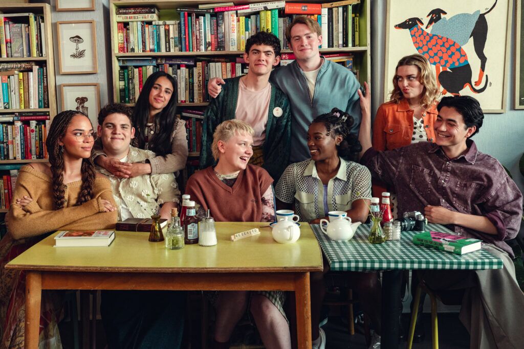 Heartstopper Forever Fist Look, Yasmin Finney, Tobie Donovan, Leila Khan, Kizzy Edgell, Joe Locke, Kit Connor, Corrina Brown, Rhea Norwood, Will Gao