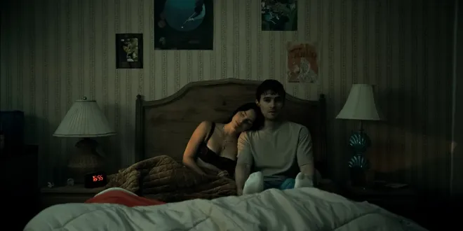 Michael Johnston and Inde Navarrette talk horror inspirations, obsession, and unsettling scenes in Focus Features’ supernatural thriller Obsession.