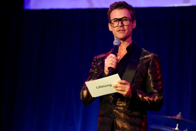 Brad Goreski speaks onstage during the Lifelong Pride Gala at The Sanctuary on June 13, 2026 in Seattle, Washington.  