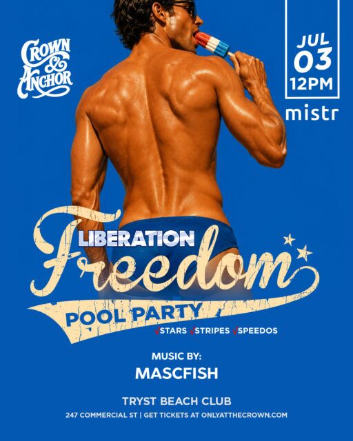 Willam accueille le Drag Derby de Tryst Hospitality tandis que Crown & Anchor de Provincetown célèbre America 250 avec la Semaine de la Libération, des DJ, des drag stars et une couverture en direct de CNN.