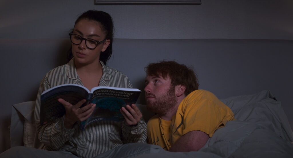 Charli xcx and Cooper Hoffman in I WANT YOUR SEX, a Magnolia Pictures release. Photo courtesy of Magnolia Pictures.