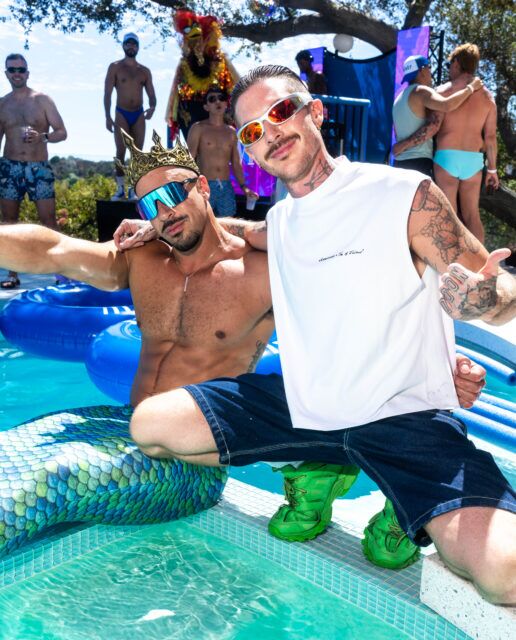 EVITA et MISTR ont investi un manoir d'Hollywood Hills pour une fête de fin d'été au bord de la piscine remplie de morceaux house, de numéros de drag et de sensibilisation vitale à la PrEP.