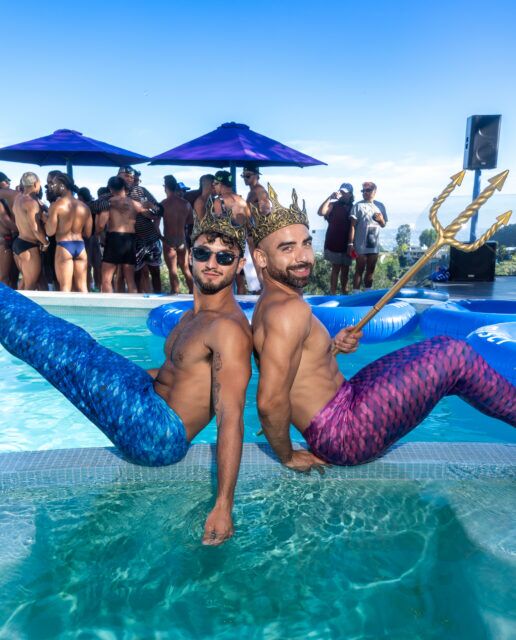 EVITA et MISTR ont investi un manoir d'Hollywood Hills pour une fête de fin d'été au bord de la piscine remplie de morceaux house, de numéros de drag et de sensibilisation vitale à la PrEP.