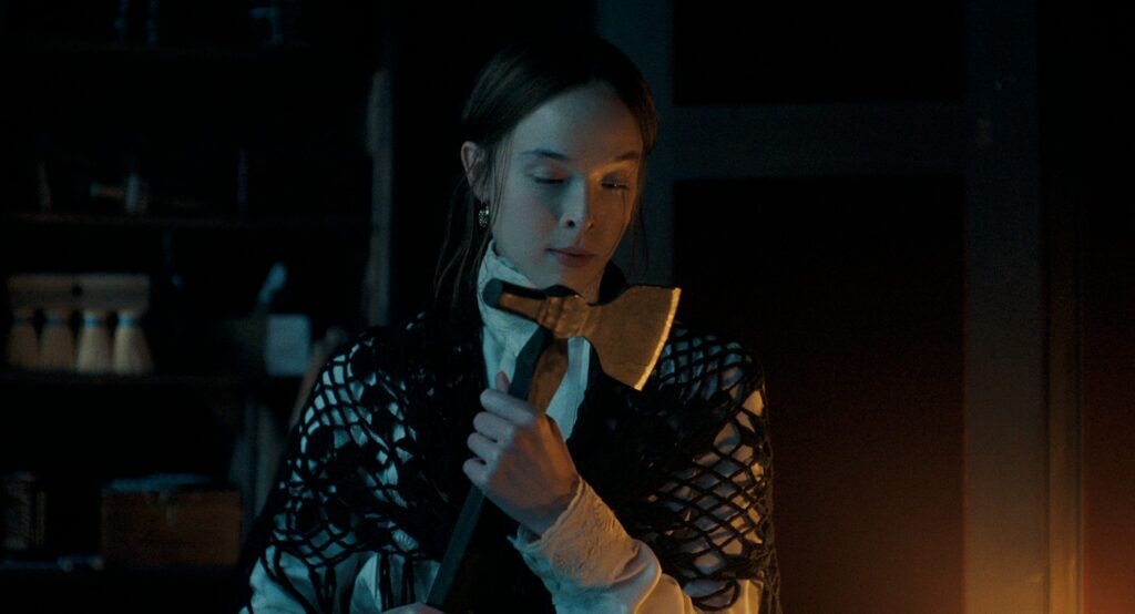 Monster: The Lizzie Borden Story. Ella Beatty as Lizzie Borden in episode 404 of Monster: The Lizzie Borden Story. Cr. Courtesy of Netflix © 2026