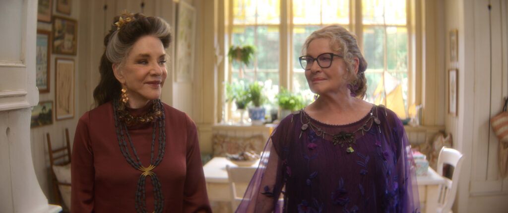 STOCKARD CHANNING as Franny and DIANNE WIEST as Jet in “Practical Magic 2,” a Warner Bros. Pictures release.