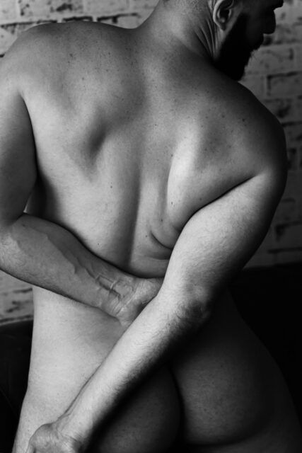 Filmmaker and Egyptologist Curtis Woodside talks about reclaiming body confidence, vulnerability, and self-expression through a nude shoot in Milan.